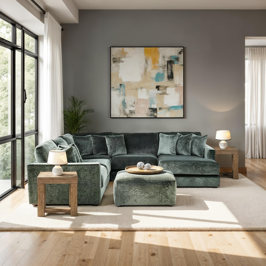 Evianna Cocktail Ottoman - alternate view
