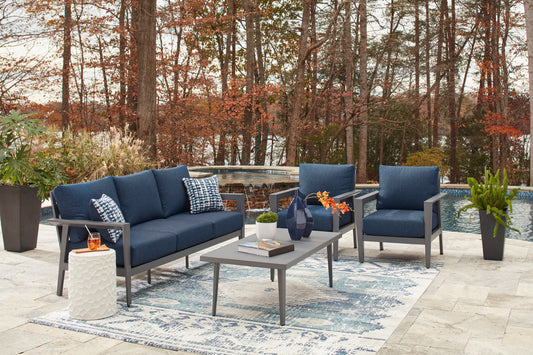 Ashley Gali 4-Piece Outdoor Patio Seating Set - alternate view