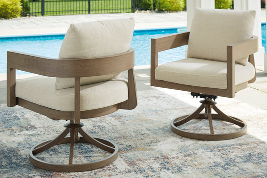Ashley Serene Bay Outdoor Patio Swivel Dining Chair - alternate view