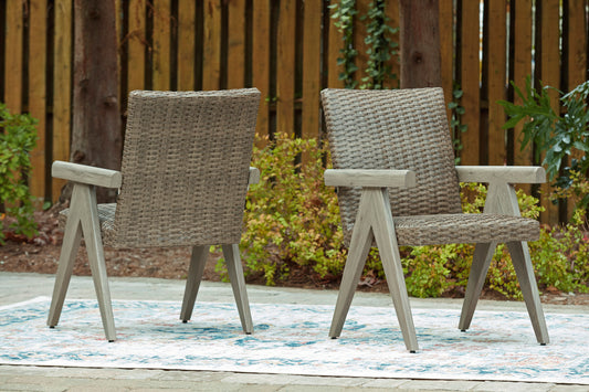 Ashley Carisbo Outdoor Patio Arm Chair (Set of 2) - alternate view