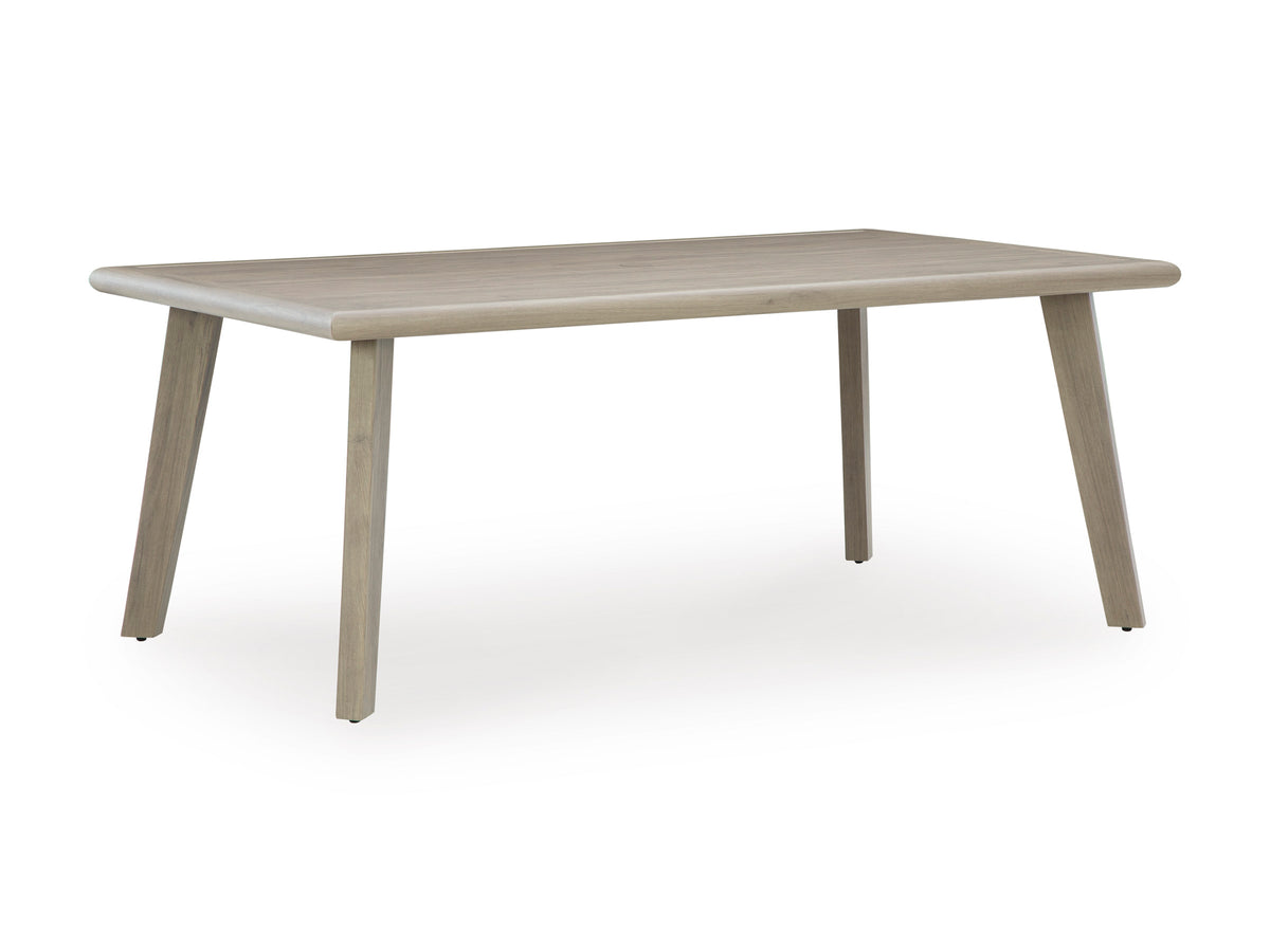 Ashley Carisbo Outdoor Patio Dining Table with Umbrella Option