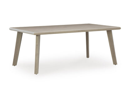 Ashley Carisbo Outdoor Patio Dining Table with Umbrella Option