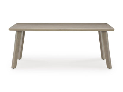 Ashley Carisbo Outdoor Patio Dining Table with Umbrella Option
