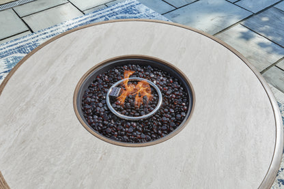 Rainier Ranch Outdoor Dining Fire Pit Table