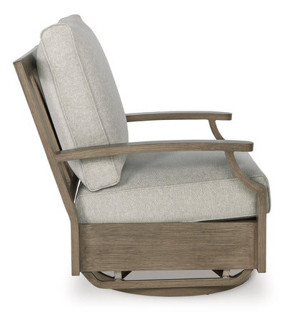 Ashley Rainier Ranch Outdoor Patio Swivel Glider