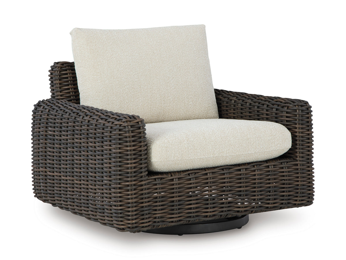 Ashley Kimora Outdoor Patio Swivel Glider Lounge Chair