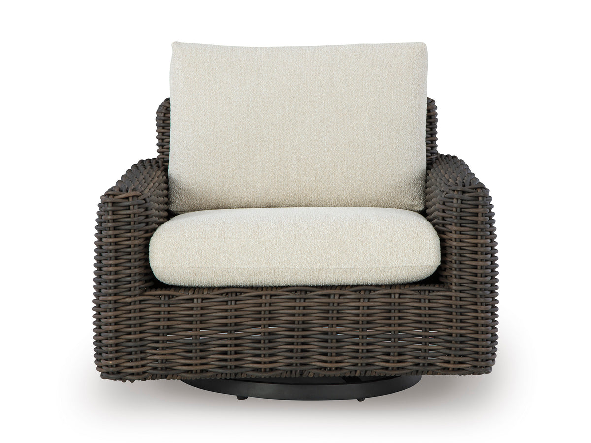 Ashley Kimora Outdoor Patio Swivel Glider Lounge Chair
