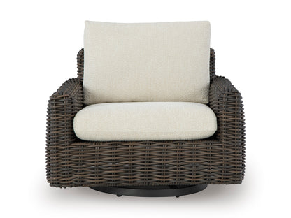 Ashley Kimora Outdoor Patio Swivel Glider Lounge Chair