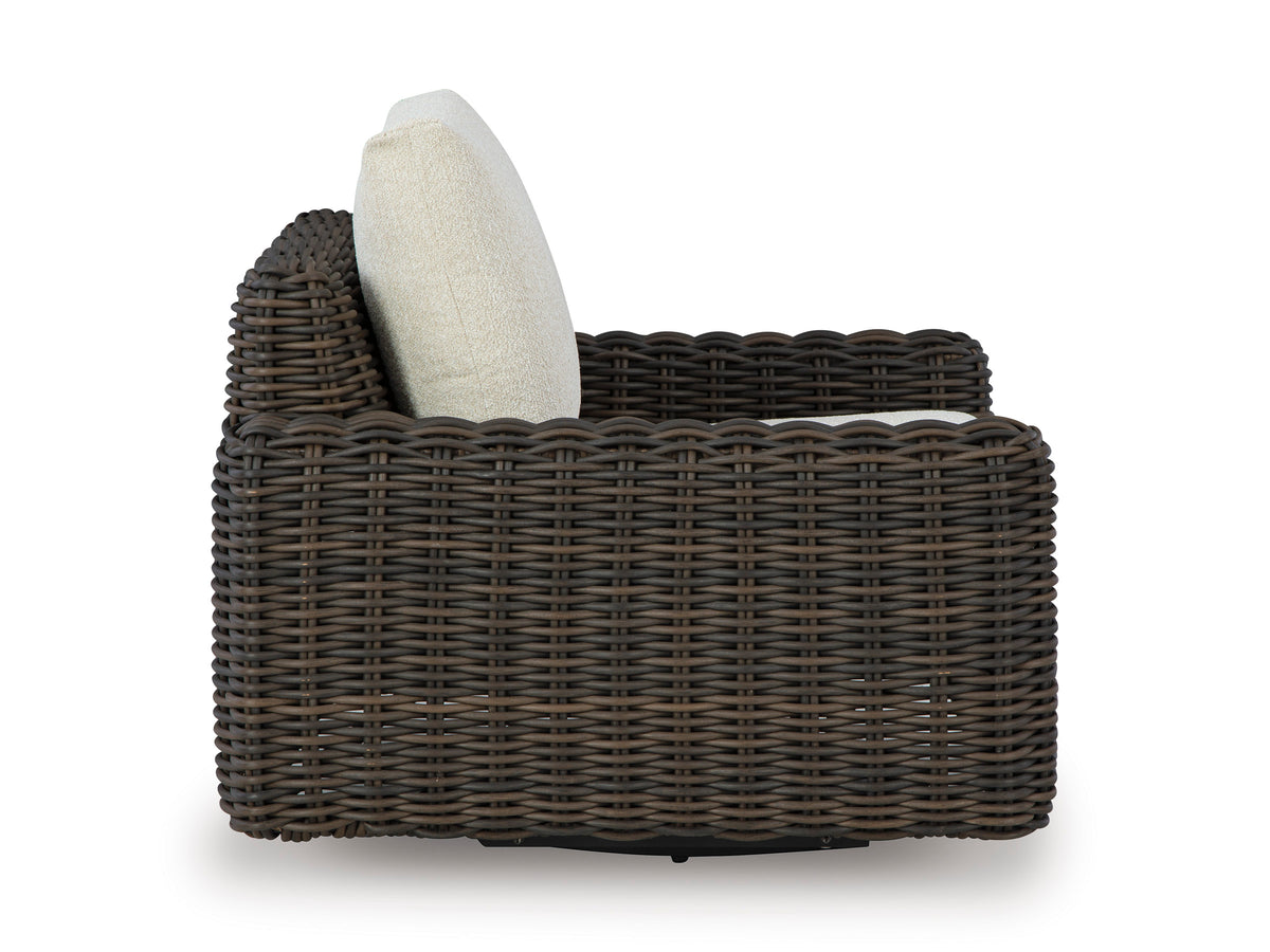 Ashley Kimora Outdoor Patio Swivel Glider Lounge Chair