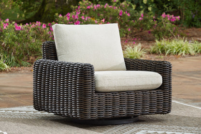 Ashley Kimora Outdoor Patio Swivel Glider Lounge Chair