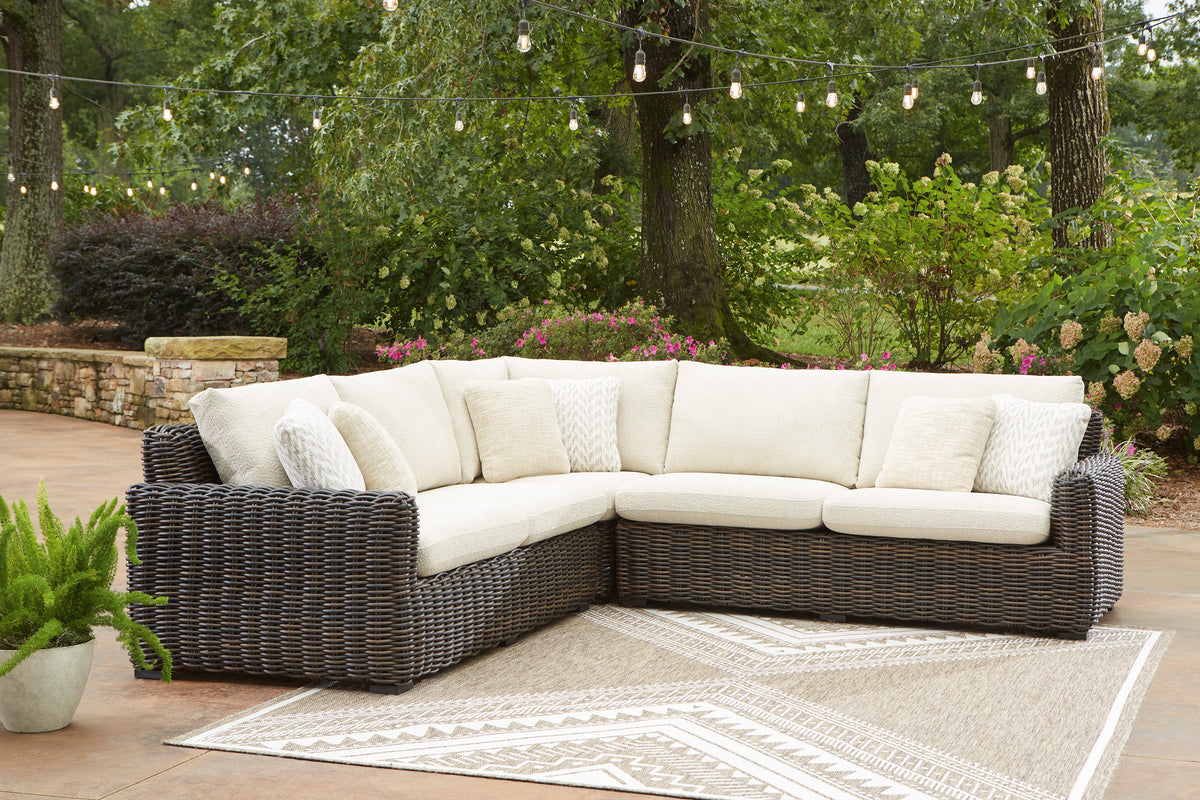 Ashley Kimora 3-Piece Outdoor Patio Sectional
