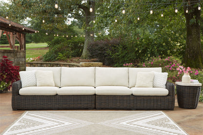 Ashley Kimora 2-Piece Outdoor Patio Loveseat with Cushion