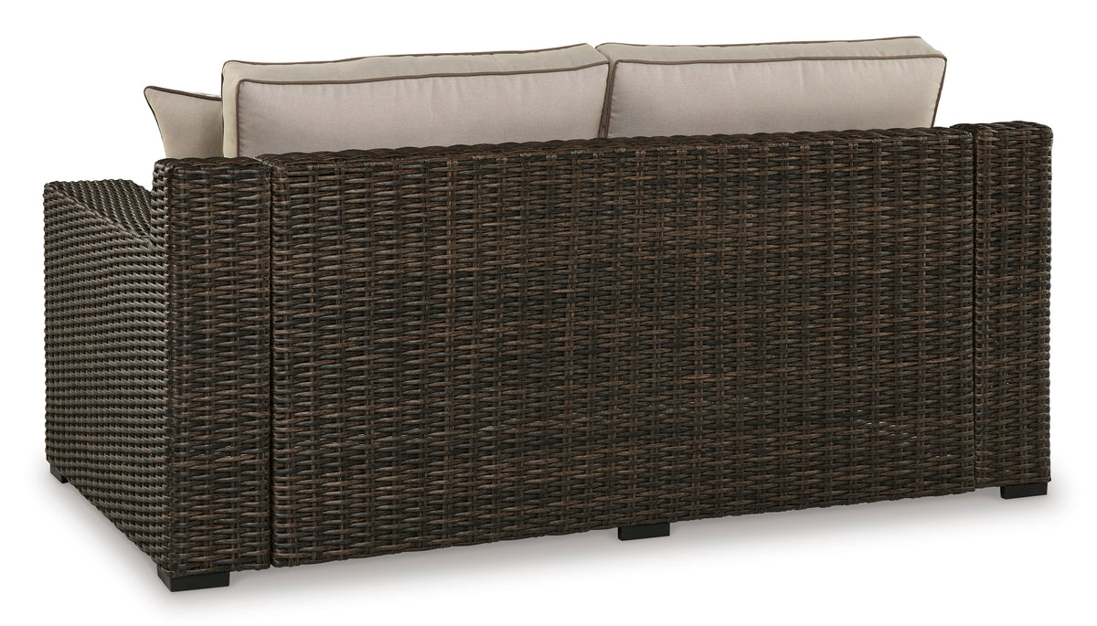 Coastline Outdoor Loveseat with Cushion