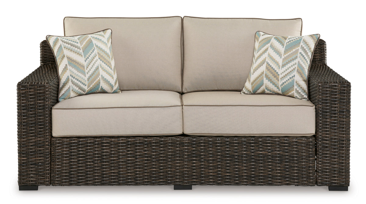 Coastline Outdoor Loveseat with Cushion