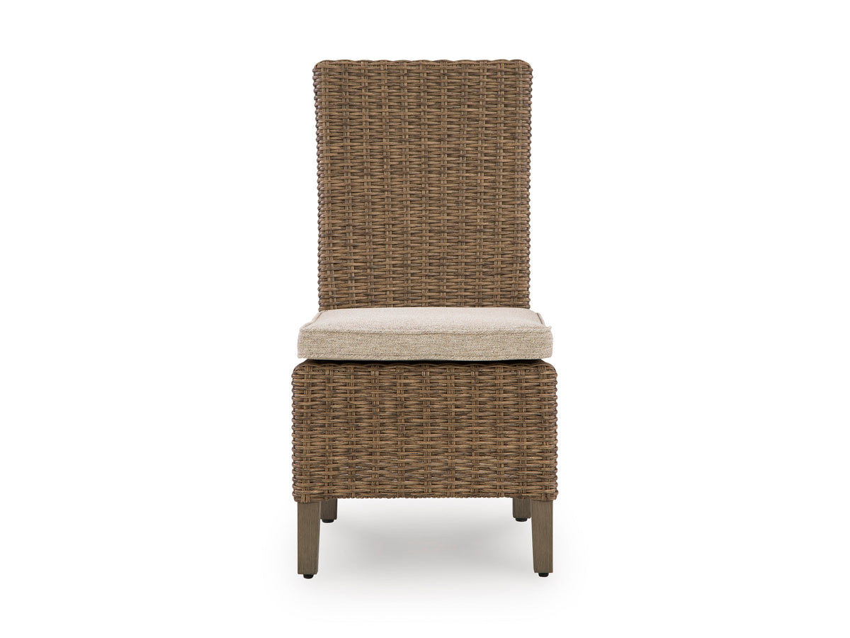 Ashley Revare Beach Outdoor Patio Side Chair with Cushion (Set of 2)