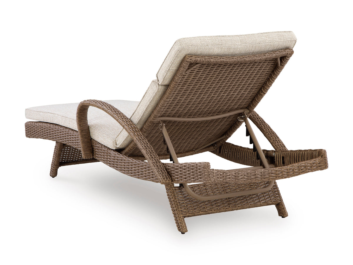 Revare Beach Chaise Lounge with Cushion