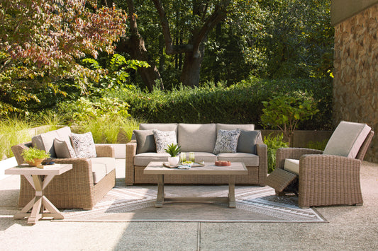 Ashley Revare Beach Sofa Outdoor Patio with Cushion - alternate view