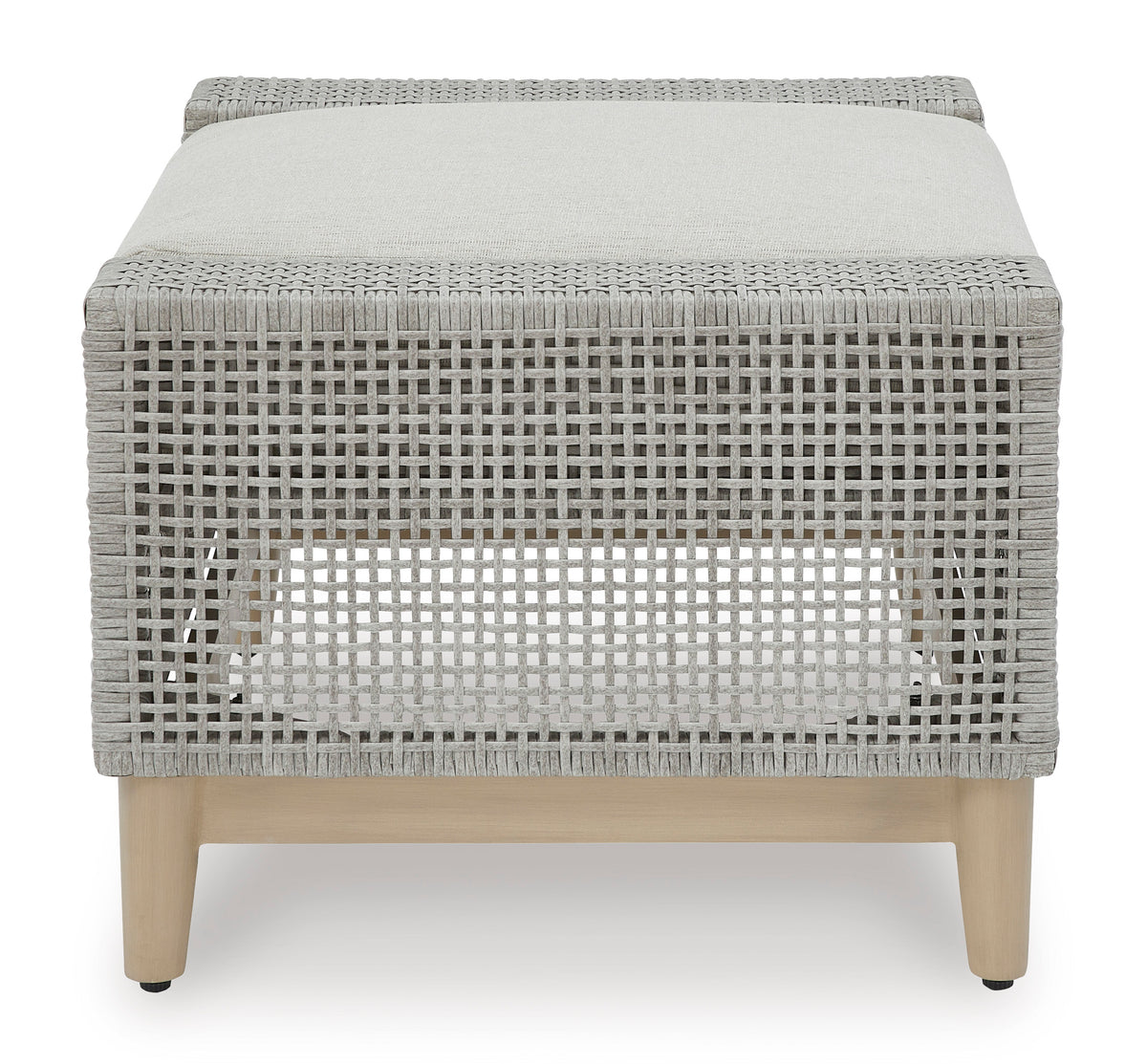 Ashley Seton Creek Outdoor Patio Ottoman with Cushion