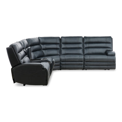 Ford 6-Piece Leather Power Reclining Sectional
