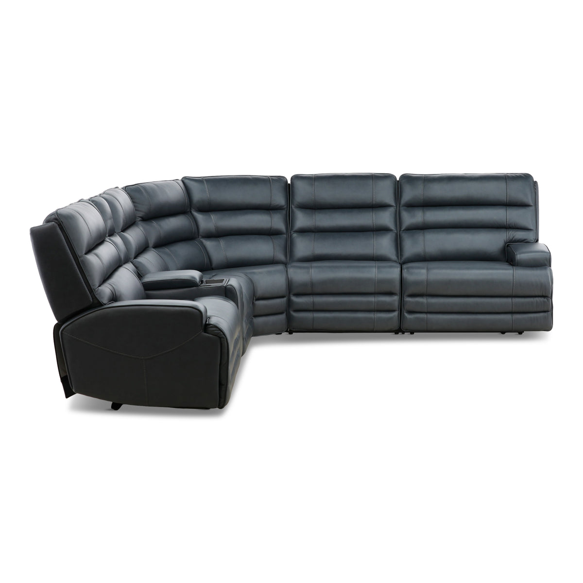Ford 6-Piece Leather Power Reclining Sectional