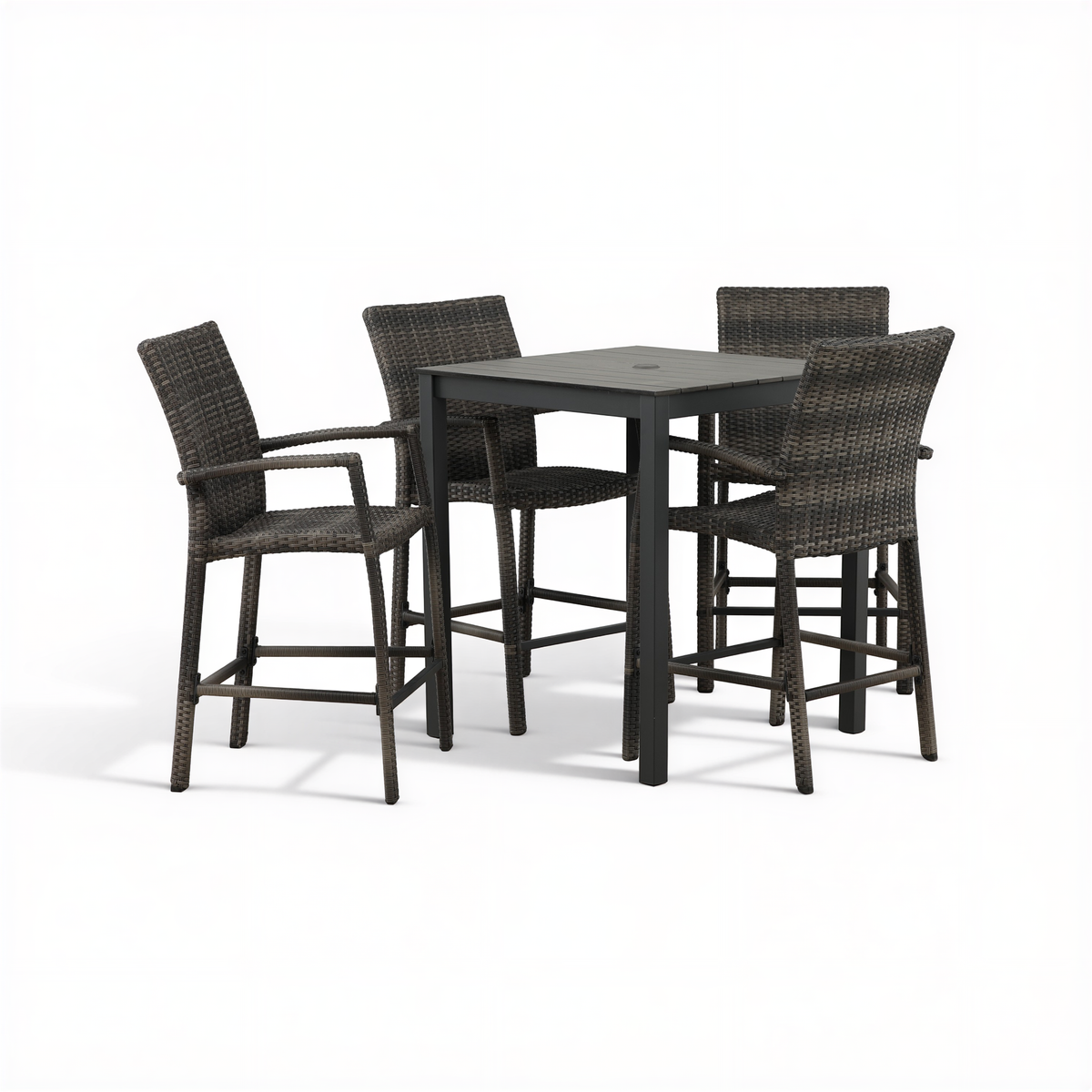 Chalfonte 5-Piece Outdoor Counter Patio Dining Set