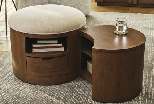 Strata Ottoman Coffee Table - alternate view