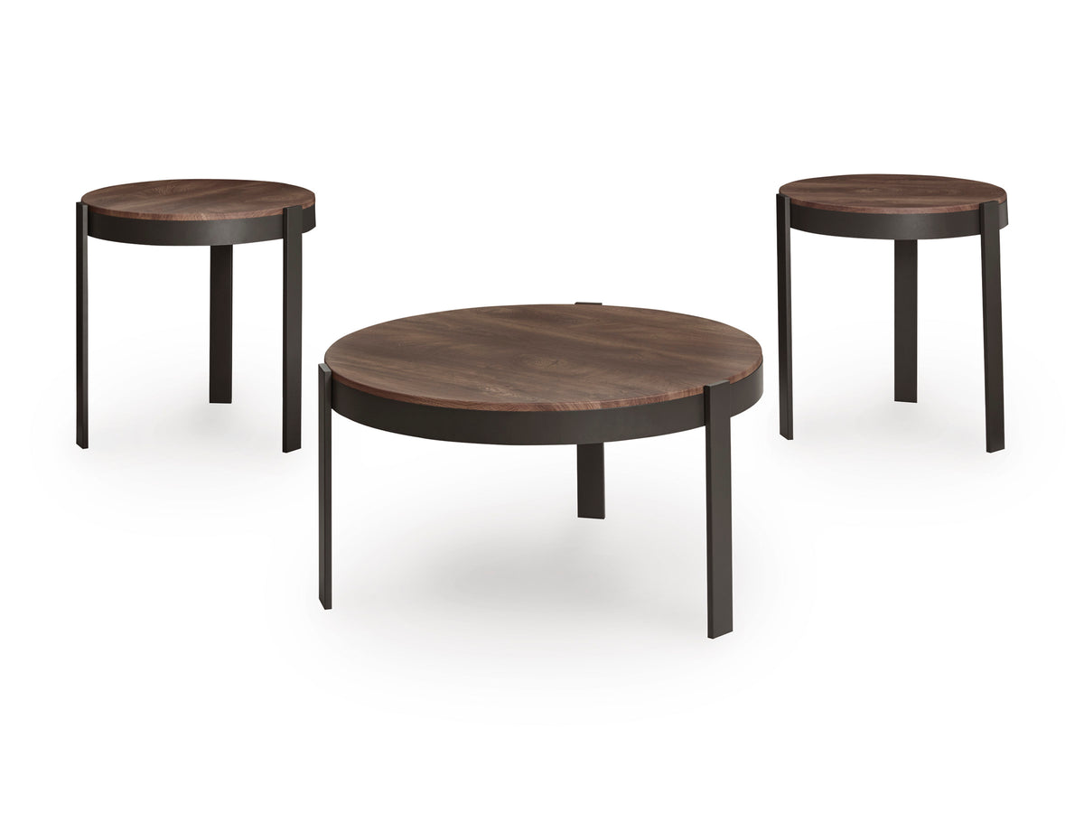 Ashley Horizon Hills Occasional Table Set (Set of 3)