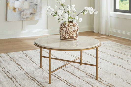 Ashley Alben Round Coffee Table - alternate view