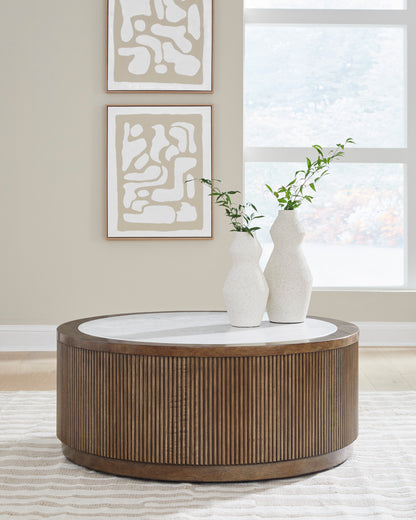 Ashley Hadonna Round Coffee Table
