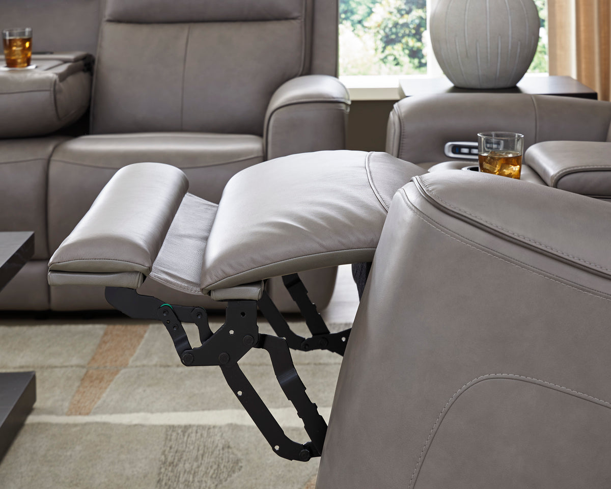 5Z-Relaxation Power Reclining Console Loveseat