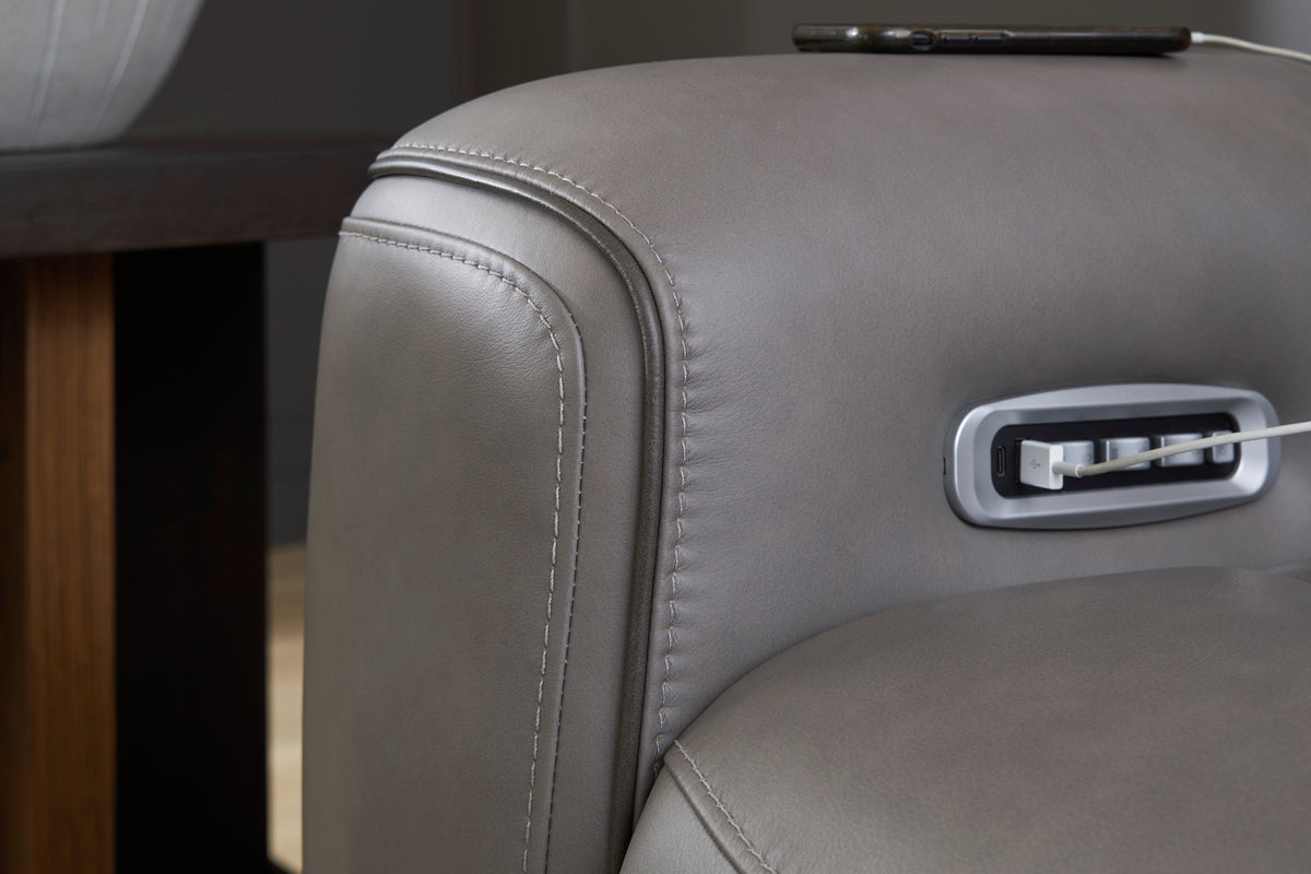 5Z-Relaxation Power Reclining Console Loveseat