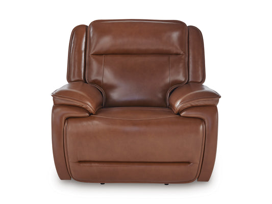 Healy Pier Leather Power Recliner