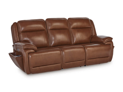 Healy Pier Leather Power Reclining Sofa