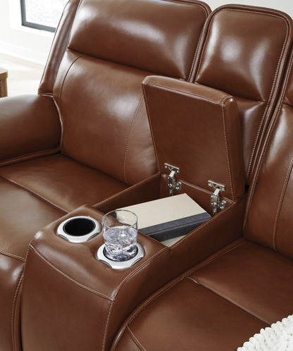 Healy Pier Power Reclining Console Loveseat