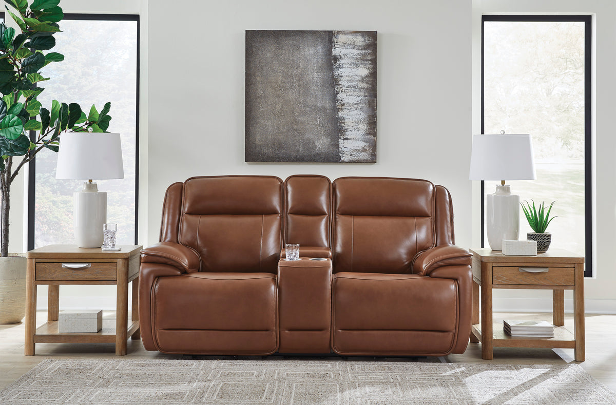 Healy Pier Power Reclining Console Loveseat