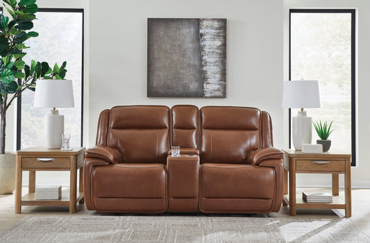 Healy Pier Power Reclining Console Loveseat - alternate view