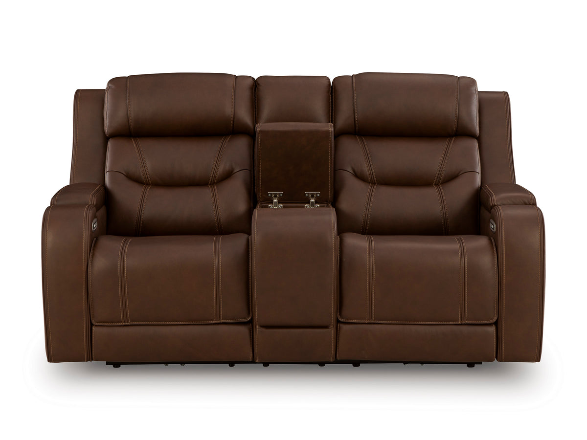 Dreamer Power Reclining Console Loveseat with Audio Seating