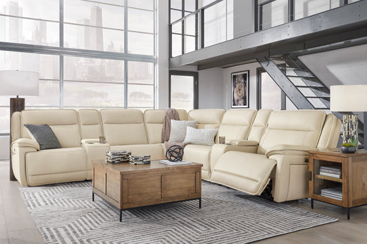 Double Deal 7-Piece Reclining Sectional with 2 Consoles - alternate view