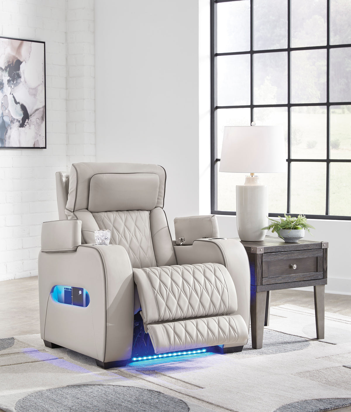 Boyington Power Recliner with Adjustable Headrest