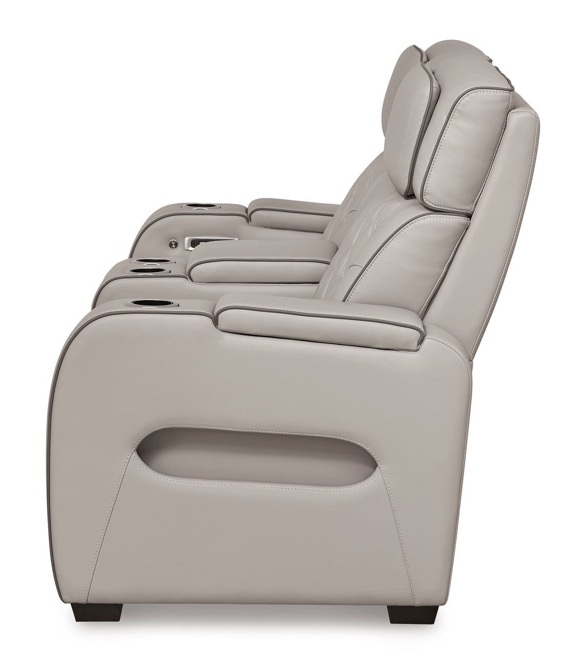 Boyington Power Reclining Console Loveseat with Adjustable Headrest