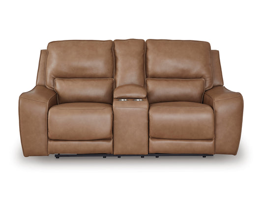 Silverbrooke Power Reclining Console Loveseat