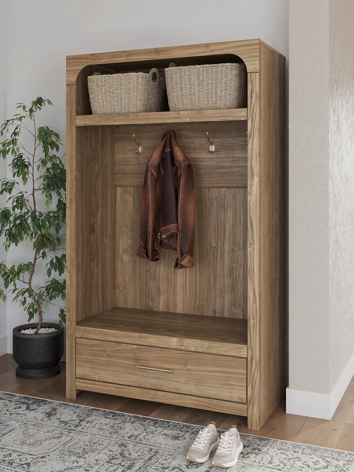 Ashley Dovander Hall Tree with Storage Bench