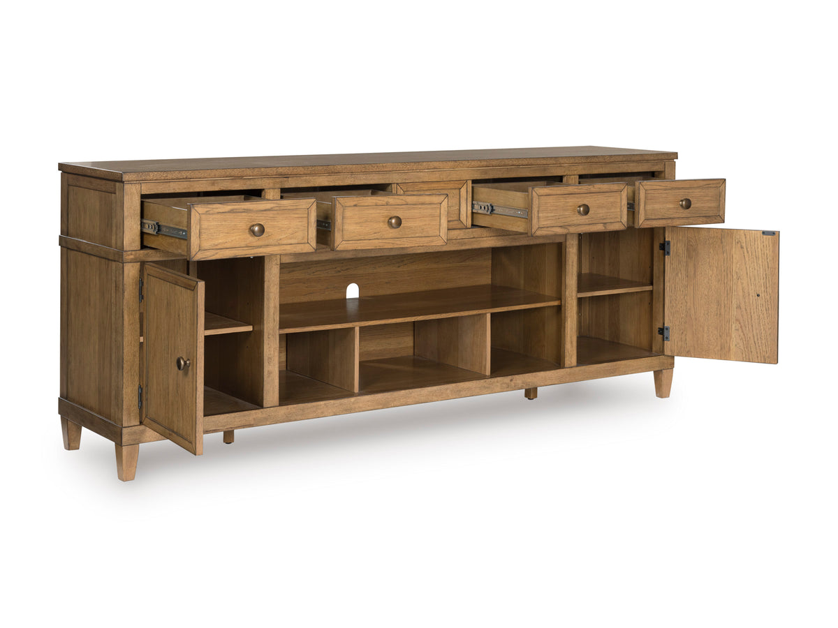 Sharlance XL TV Stand with Fireplace Option