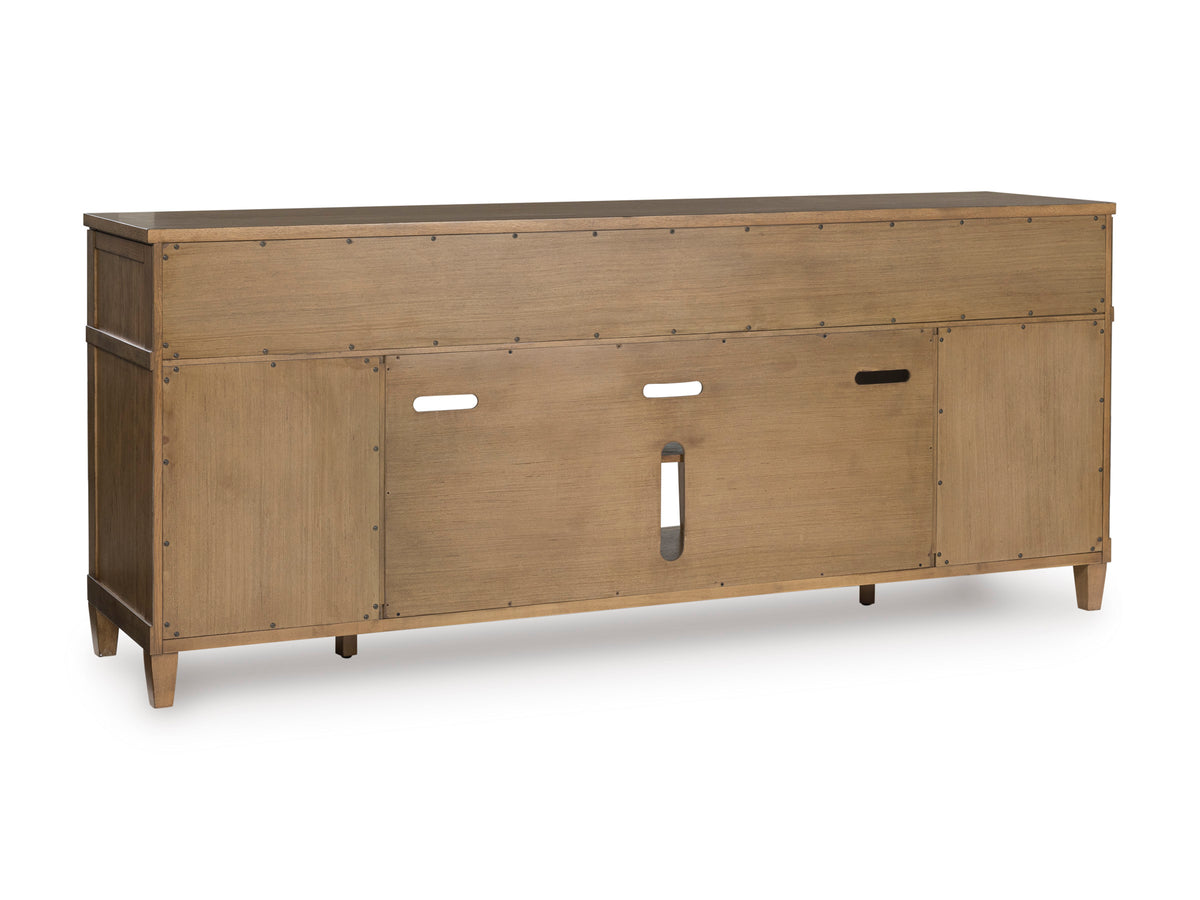 Sharlance XL TV Stand with Fireplace Option