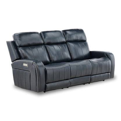 Hampton Leather Home Theater Sofa