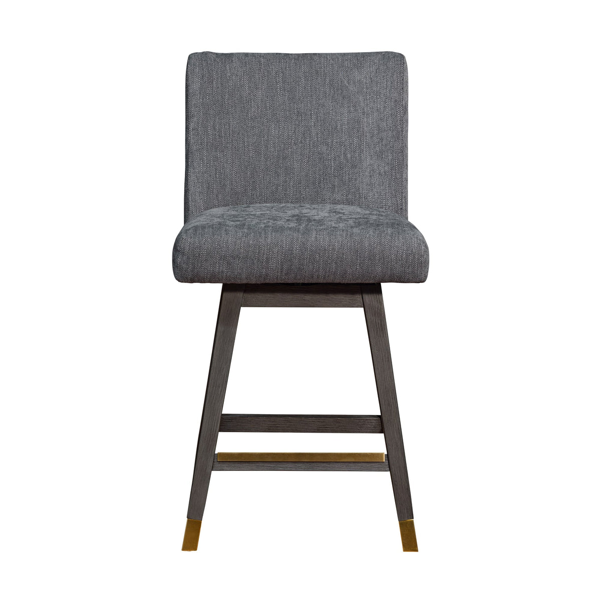 Basila Swivel Counter Stool Gray