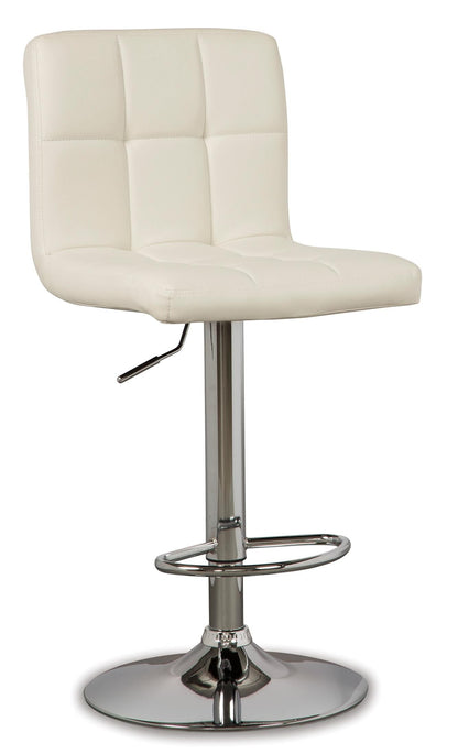 Bellatier Adjustable Height Bar Stool (Set of 2) Bone