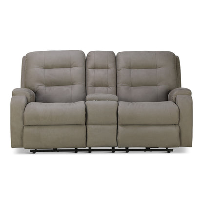 Flexsteel Darby Power Reclining Loveseat with Console