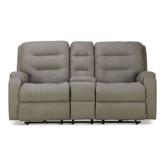 Flexsteel Darby Power Reclining Loveseat with Console