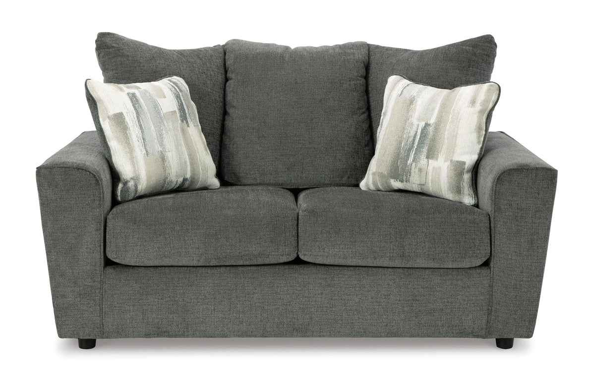 Stairatt Loveseat Gravel